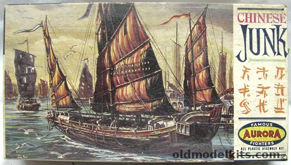 Aurora 1/68 Chinese Junk, 430-198 plastic model kit